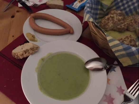 Erbsencremesuppe nach Dr. Oetker Landfrauenrezepte