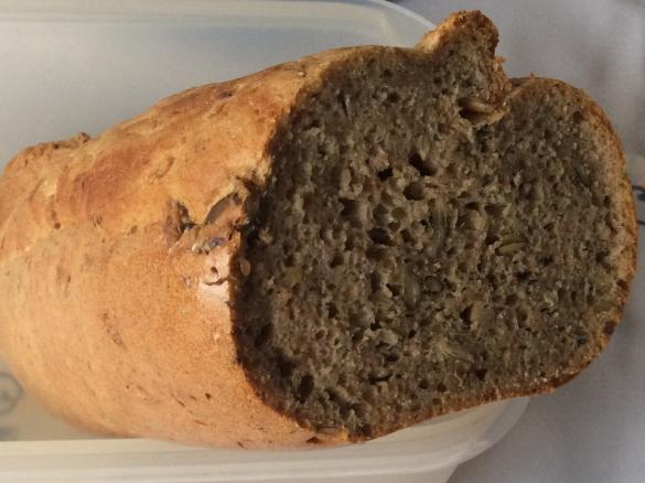 Dinkel Ruck-Zuck-Brot mit Körnern