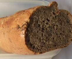 Dinkel Ruck-Zuck-Brot mit Körnern