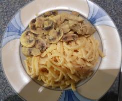 Geschnetzeltes Züricher Art mit Spätzle