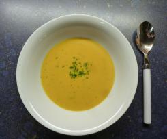 Variation von Krabbensuppe