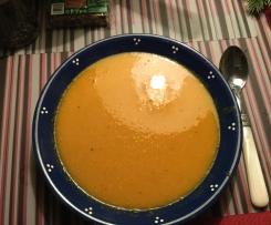 Rote-Linsen-Karottensuppe