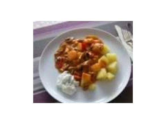 Gyros-Geschnetzeltes