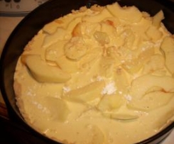 René s Apfelkuchen mit Puddingulver