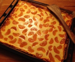 Quark-Mandarinen-Blechkuchen