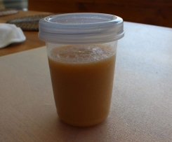 Apfel-Banane-Püree (Obstbrei) auf Vorrat