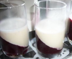 Orangen Himbeer - Panna cotta ...