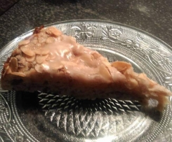 vegane Variation von Stollenbutterkuchen mit Marzipan