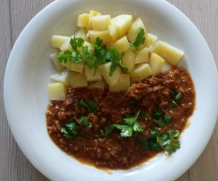 Hackstippe mit Kartoffeln ~ Haschee