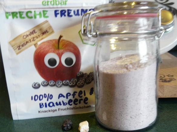 Apfel-Blaubeeren Zucker