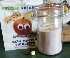 Apfel-Blaubeeren Zucker