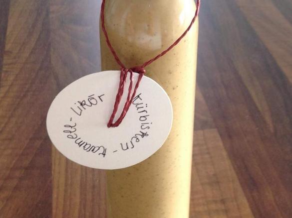 Kürbiskern-Karamell-Likör