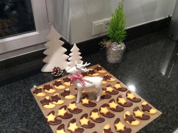 Schwarz-Weiß-Gebäck