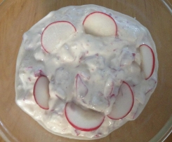 Griechisches Radieschen Zaziki