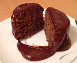 Schokogugel mit Schokosauce