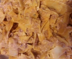 (Fast) All-in-one Bandnudellasagne 