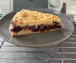 Variation Kirsch-Streuselkuchen, wie vom Bäcker ohne Zucker