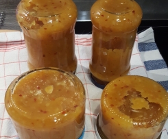 Apfel-Knoblauch-Chili Aufstrich