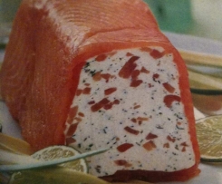 Lachsterrine mit Frischkäse