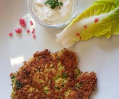 Gerrys Zucchini-Datschi  (Puffer für die Nichtbayern) in Kokosöl gebraten