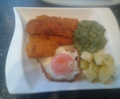 TK-Spinat mit Kartoffeln