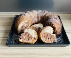 Veganer Marmorkuchen mit Mandelgeschmack