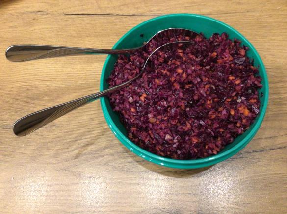 Rotkohl-Rohkost