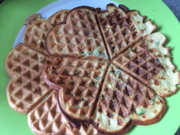 Zucchiniwaffeln