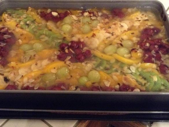 Biskuitboden für eckige Springform 