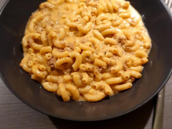 Mac & Cheese mit Hackfleisch