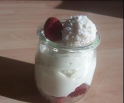 Variation Raffaelloquarkcreme mit Schmand