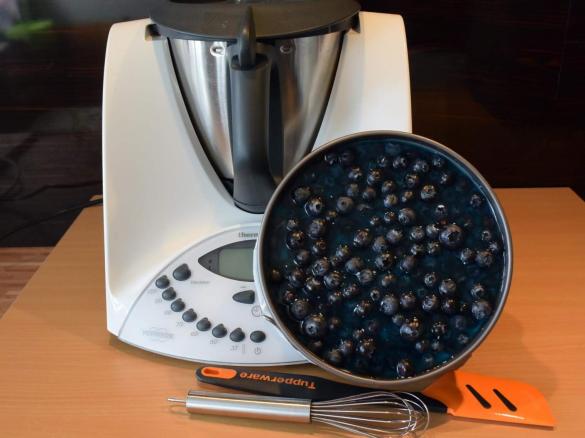 Joghurtkuchen mit Saisonfrucht - Blaubeeren