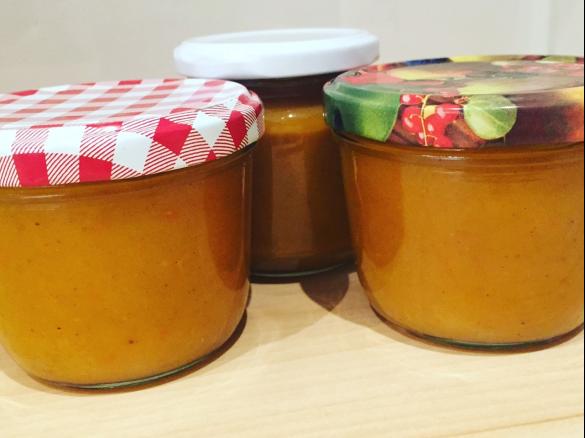 Adventliche Kürbis-Birnen-Marmelade