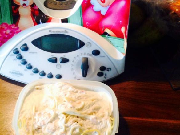 Lachsspagetti - einfach und lecker 