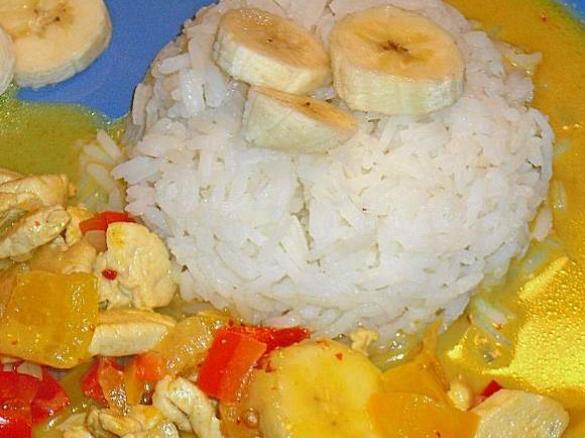 Indisches Huhn mit Banane