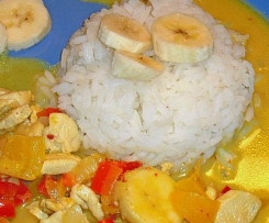 Indisches Huhn mit Banane