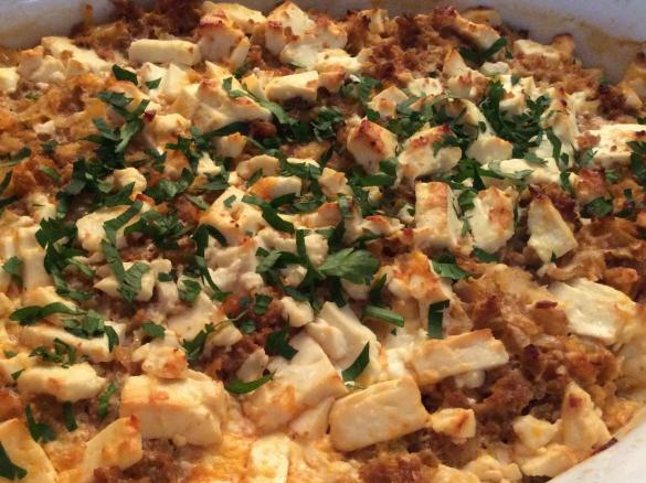 Weißkohl-Hackfleisch-Auflauf