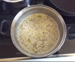 Lauch-Hack-Käsesuppe a la Nicky