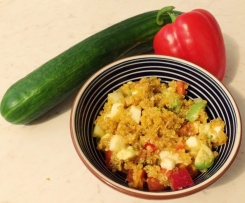 Kalt-warmer Quinoa-Salat