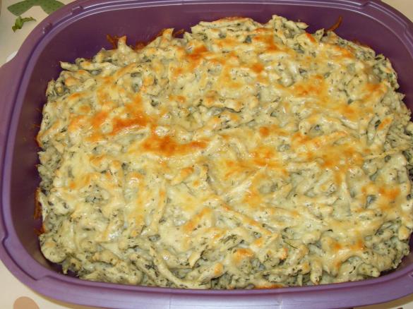 Spinat-Spätzle-Auflauf