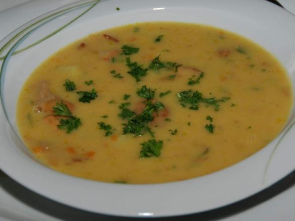 Pfifferlingsuppe