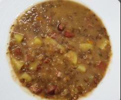 Linsensuppe á la Oma