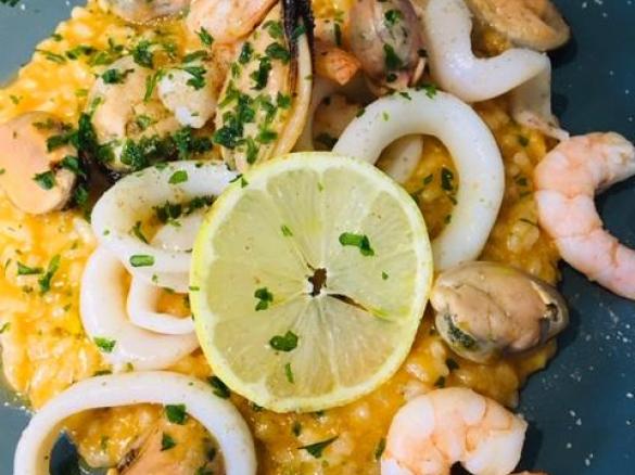 RISOTTO AI FRUTTI DI MARE - Risotto mit Meeresfrüchten