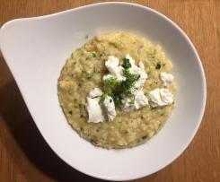 Fenchel-Risotto mit Ricotta und Chili