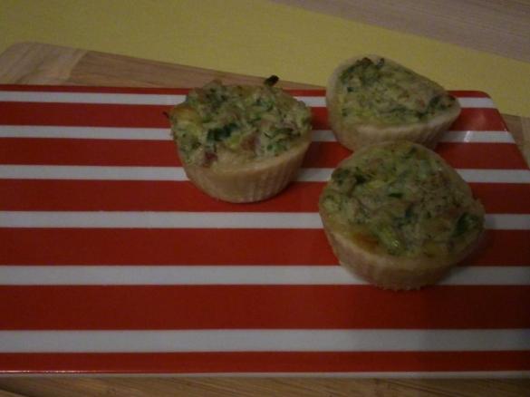 Mini Quiche Flammkuchen-Art