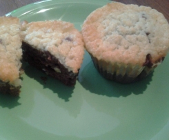 Vanille - Schoko - Kokos - Muffins vegan Schokolade Kokosnuss Mini Kuchen