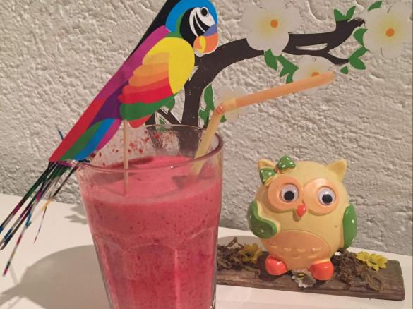 Himbeer-Sahne Cocktail 