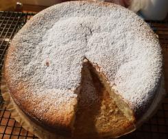 Schneller Grießkuchen mit Milchmädchen