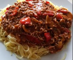 Jägersoße - Jägersauce mit Hackfleisch