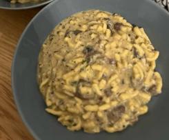 One Pot Spätzle in Champignon-Sahne-Sauce